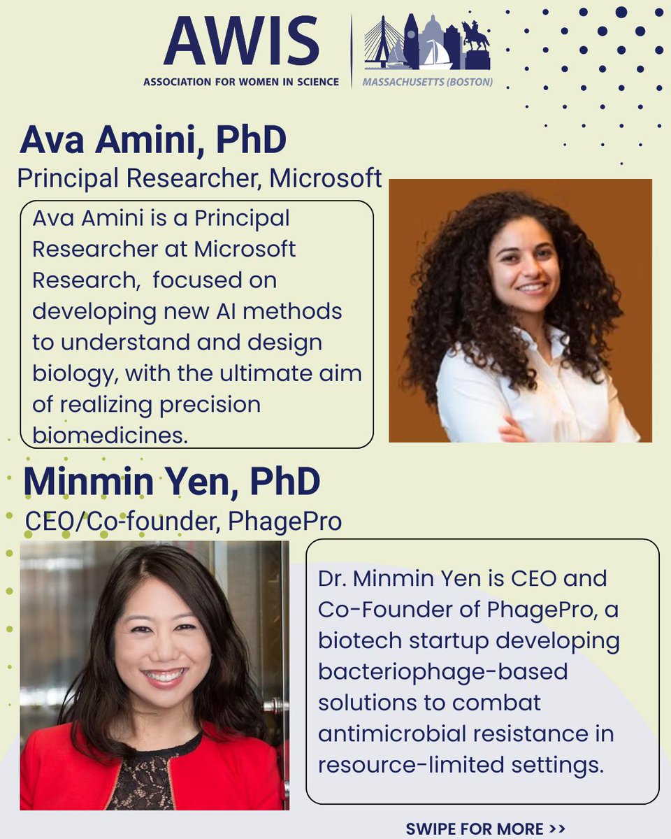 MASSAWIS's tweet photo. Our Annual Speed Networking Event is fast approaching! Register today!  

Scroll through this post to see our outstanding line-up of professionals across the STEM spectrum! https://t.co/op6ywuKRgA