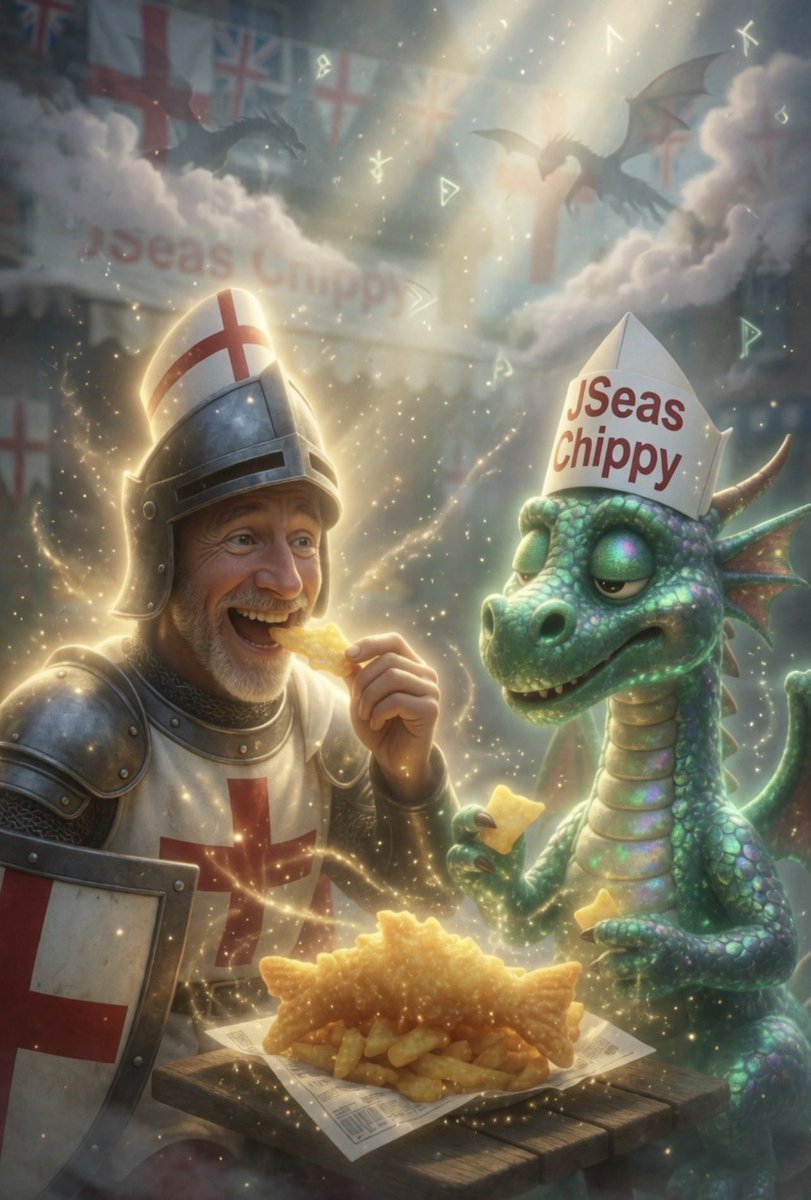 Don’t forget to support your local chippy on St George’s day this Thursday 
As British  as you can get on our national Day 🇬🇧