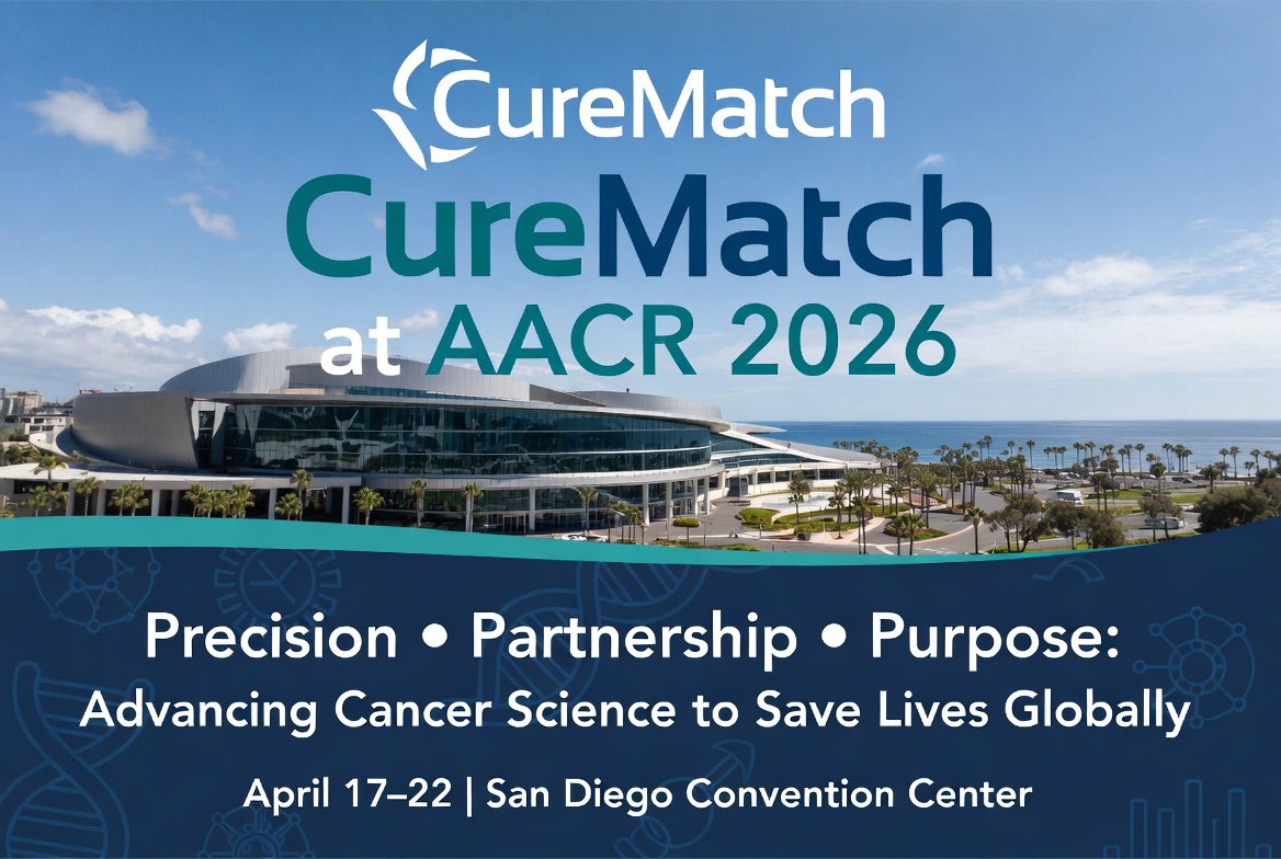 CureMatch's tweet image. 🌟 Thrilled to be at #AACR2026!
@CureMatch, we’re advancing precision #oncology by turning #genomic insights into ranked, actionable treatment options that help #oncologists match patients with the best possible combination therapies. @Dr_R_Kurzrock