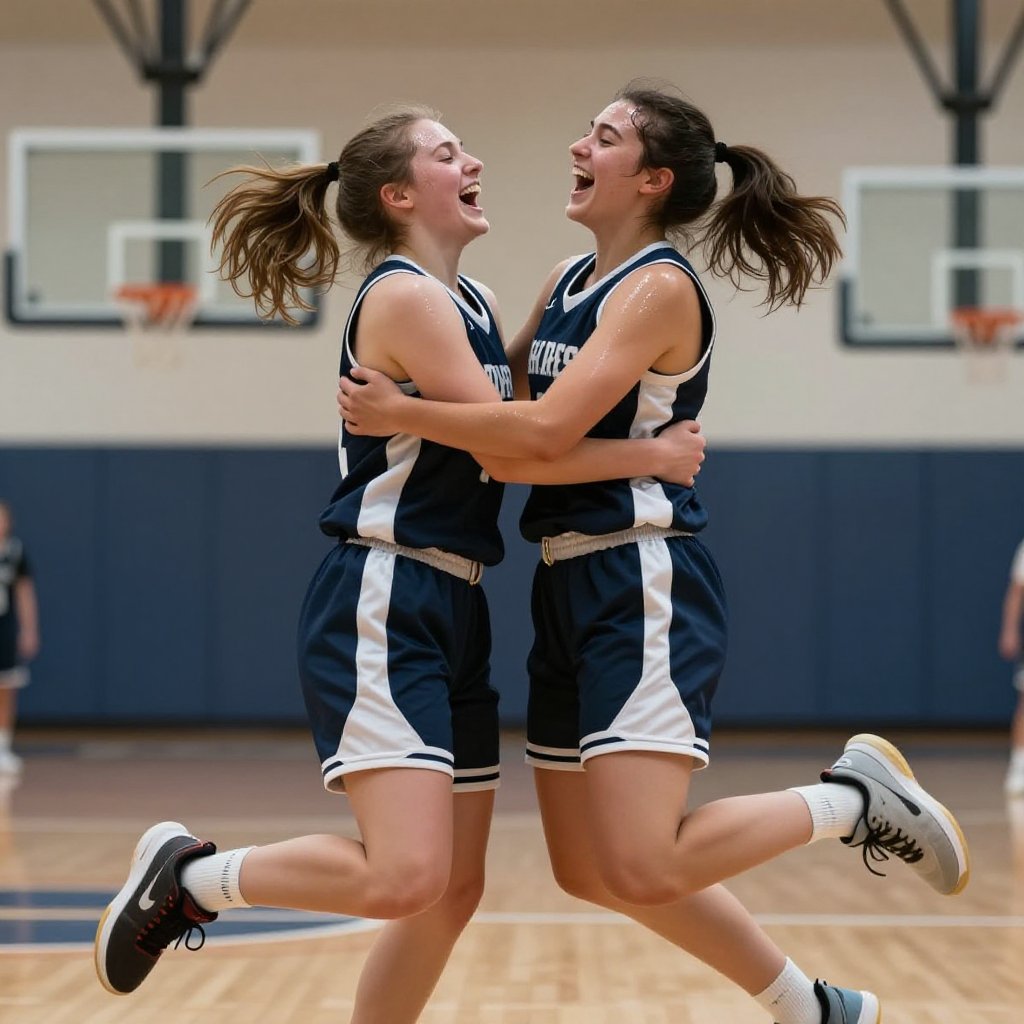 let_her_shine's tweet image. Some victories are sweeter when you turn to celebrate and see your teammate already right there with you. That's #ActiveJoy. 🏀
#LetHerShine #TeamSpirit #Basketball #Victory #Teamwork