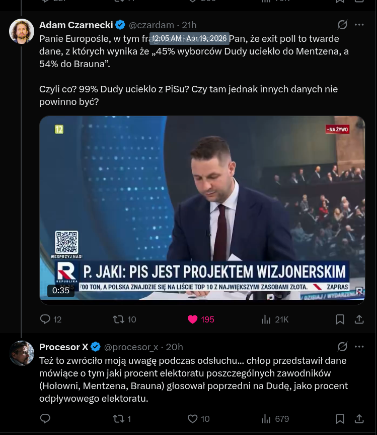 Procesor X tweet media