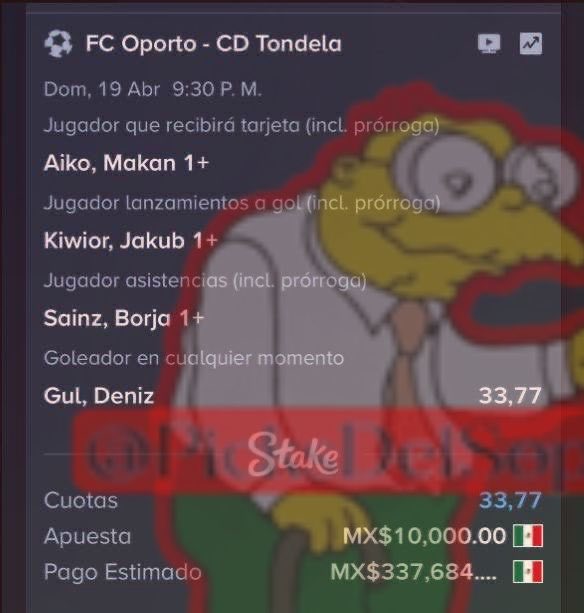 PicksdelSoplon's tweet photo. 🚨 STAKE 200 DE MATIAS BETS 🔥💣
FC OPORTO “MÁS DE 1.5 + 1 MITAD 1X2”@ 1.83 ⚽
vs CD Tondela
¿LA SIGUES? ❤️
#MatiasBets #Stake200 #FCOPorto #Apuestas https://t.co/iBZm8ZLvv1