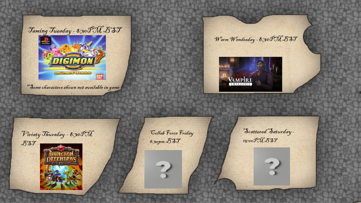 amhran337's tweet photo. So I've actually made a schedule for a change, i had to use my map making software to do it so its a little rough https://t.co/AjnLNKelkv