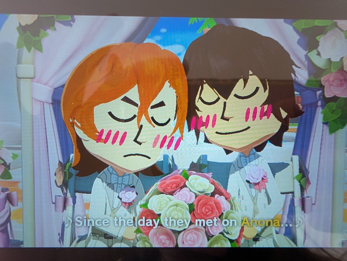 anonymouslyAJ19's tweet photo. I've only had the game a day and they're already married 🥂 https://t.co/Ym5sDUh9C7