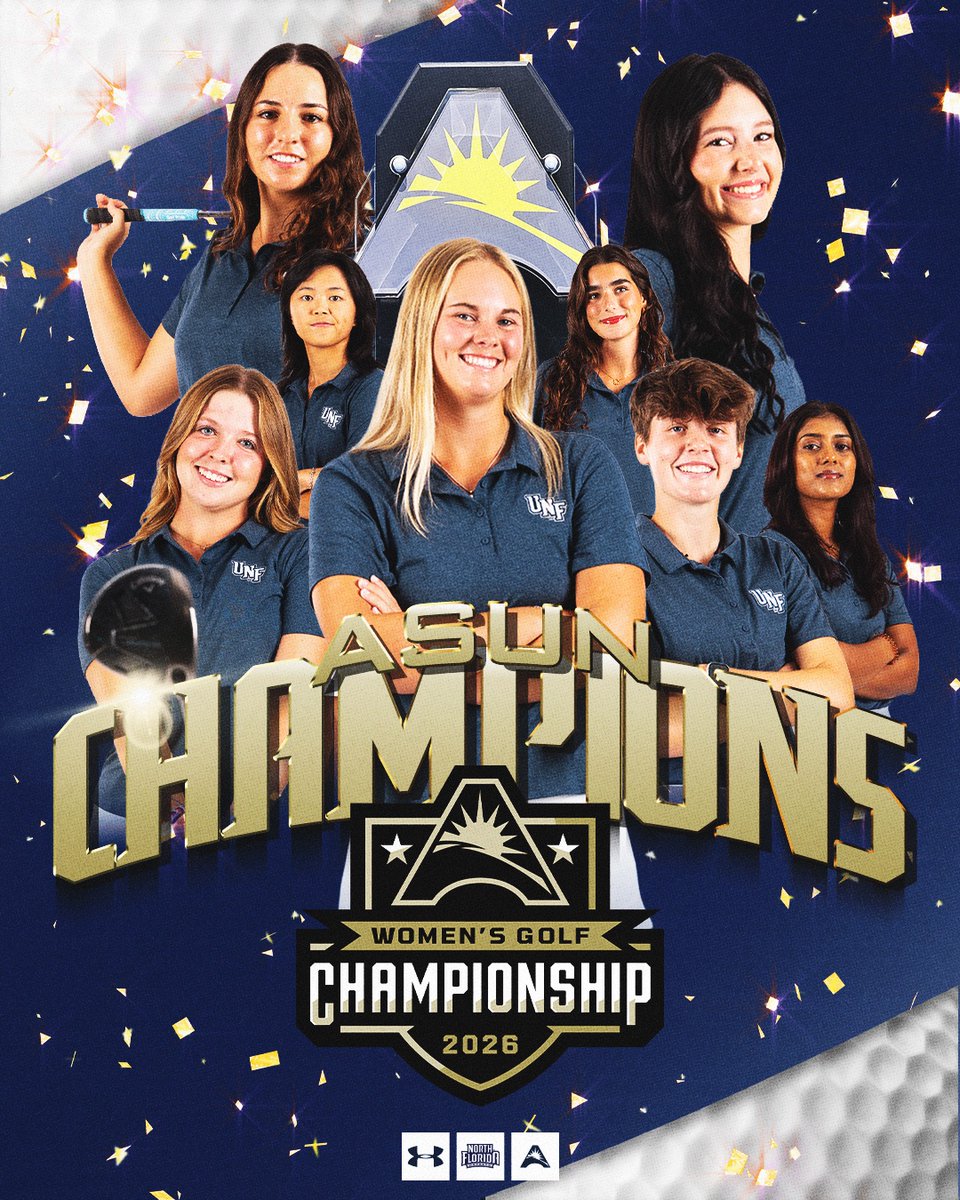 OspreyWGolf's tweet photo. 2026 ASUN CHAMPIONS 🏆

#SWOOP https://t.co/INEMHLF0xV
