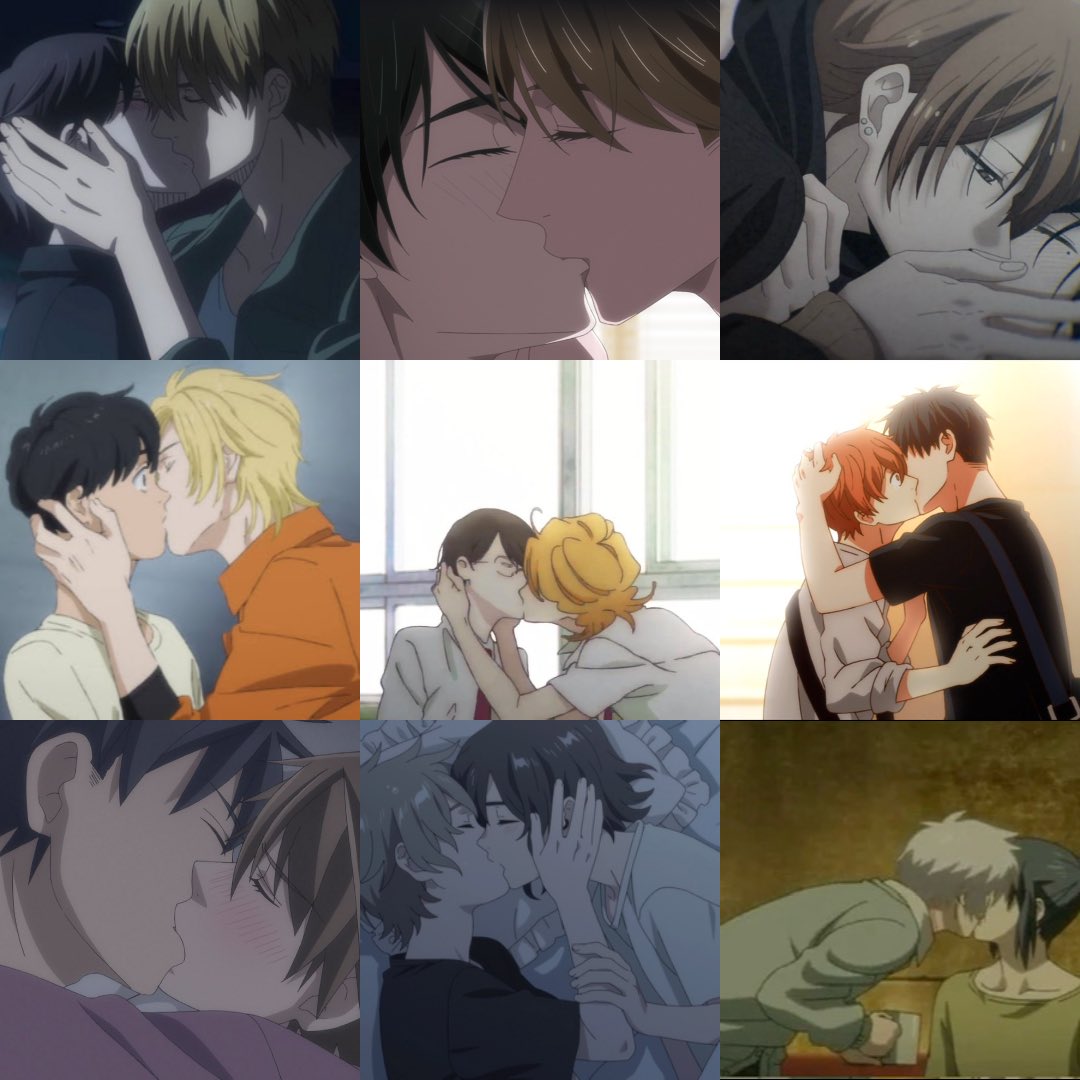 BL couples kissing 😘