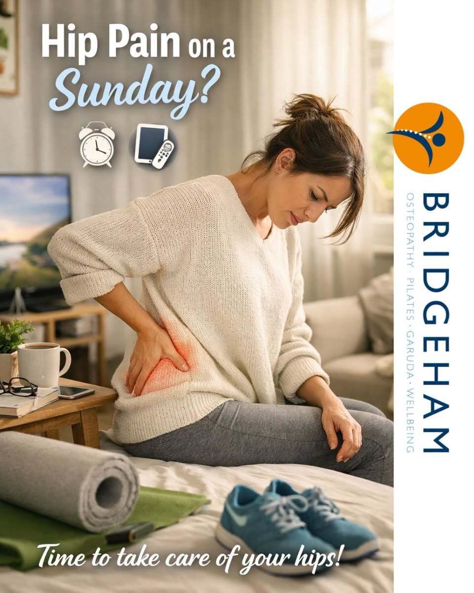 BridgehamClinic's tweet image. Sunday check-in 💭
Is your hip pain louder on Sundays?

👉 Do not ignore ongoing hip pain. Early support can prevent it from becoming a bigger problem.
📩 Message us today to book an assessment 
#HipPain #BridgehamClinic  #PainRelief #Wellbeing #Crawley #Physio #osteopathy