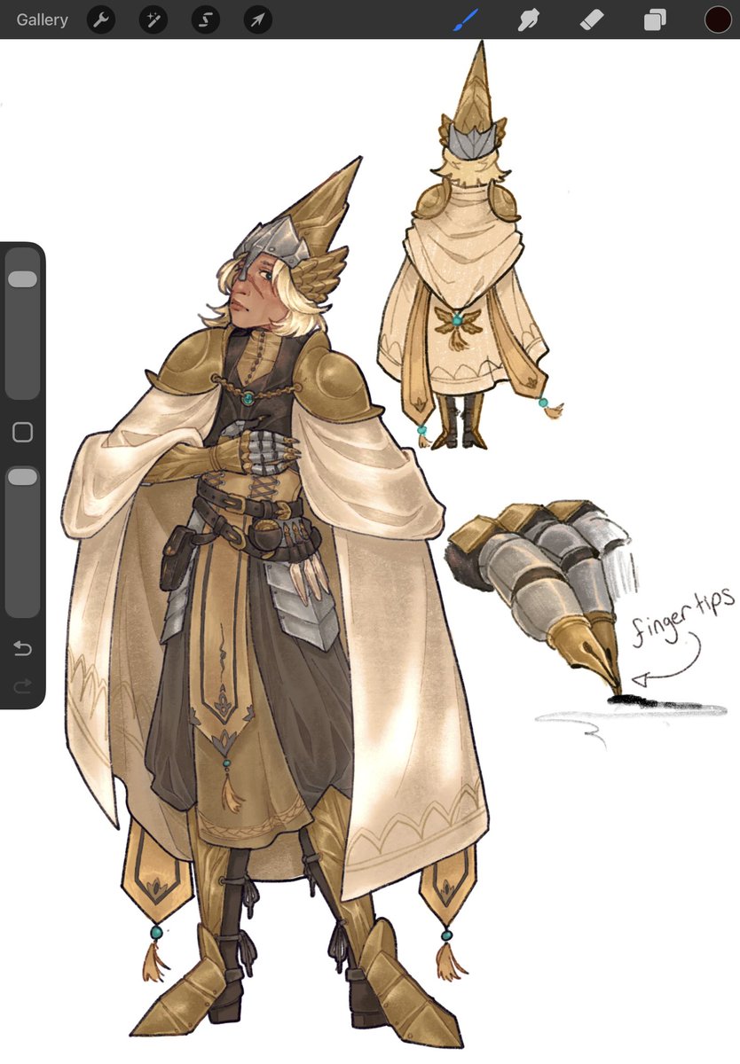 lasagnecore's tweet photo. knight hyperfixation slamming headfirst into wha enjoyment. this is Lamont and he specialises in defence 🙂‍↕️ 

#WHA_OC #witchhatatelier #Δ帽子 https://t.co/UxM1yxTS2y