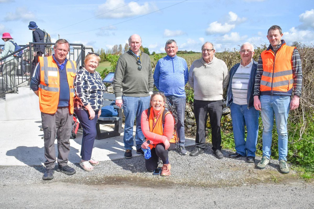 StDeclansWay's tweet photo. Congratulations to Tom Slattery and the Grange Development team for their superb work on the renovated well at Ballyhickey, between Cahir and Ardfinnan. It is a gem of a project, which the St Declan’s Way walkers and the locals will hugely enjoy! https://t.co/dln3olmYH4