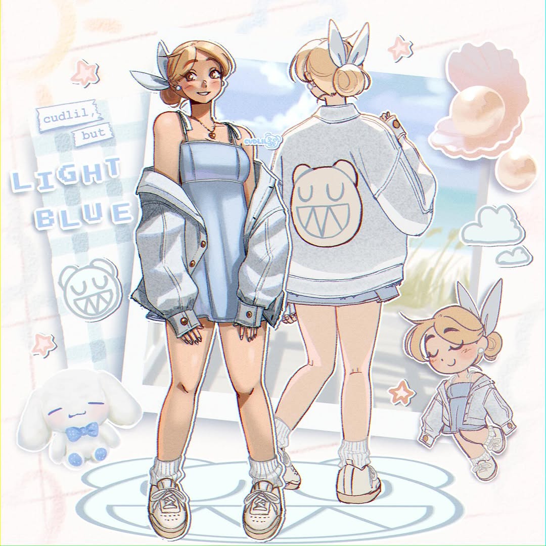 HazelLong18712's tweet photo. cudlil but light blue ! 🩵☁️
i am SOOO happy with this one!! i tried going for a calm comforting feel cuz i associate baby blue with that kind of vibe..
next is green!
. https://t.co/6NKY8cDjhH