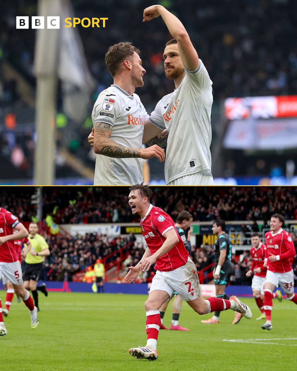 BBCSportWales's tweet image. Josh Tymon, Zan Vipotnik and Callum Doyle have all been selected in the Championship team of the year ✅

Wales international Sorba Thomas has also been included 🏴󠁧󠁢󠁷󠁬󠁳󠁿

Well deserved? 🤔

#BBCFootball #Swans #WxmAFC