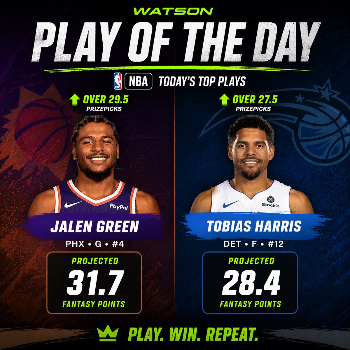 FollowOfficial's tweet image. ***WATSON POTD****

#Like 👍 if your tailing 
#RETWEET for a friend ♻️ 

#CASHAPP GIVEAWAY $25 for every play we cash 💰 ** fade all one ☝️ point bumps
.
.
.
👇