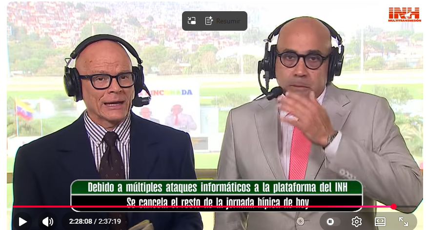 audiohipismo's tweet photo. Como aficionado hipico y mas aún del #hipismo venezolano repudiamos este ataque contra nuestro pasatiempo nacional . Es maldad y sabotaje contra muchas familias que viven de esto . Se pasaron ! https://t.co/Vv0WI9uO0Y