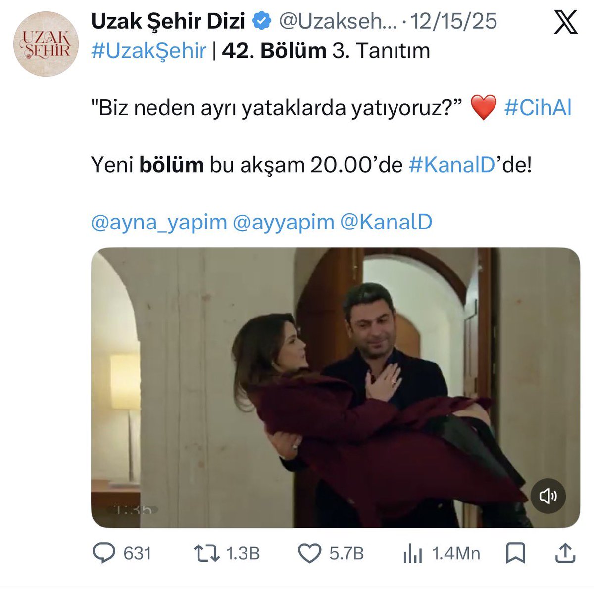 karalar_ozgee's tweet photo. Seyircinin istediği şey basit ama siz ısrarla görmezden geldiniz şimdi ise basit bir su şişesinin fotoğrafı bile sunduğunuz fragmandan çok daha iyi etkileşim alacak hale geldi kabul edin artık CihAl yoksa yokuz.! https://t.co/ROfY8fiq8v
