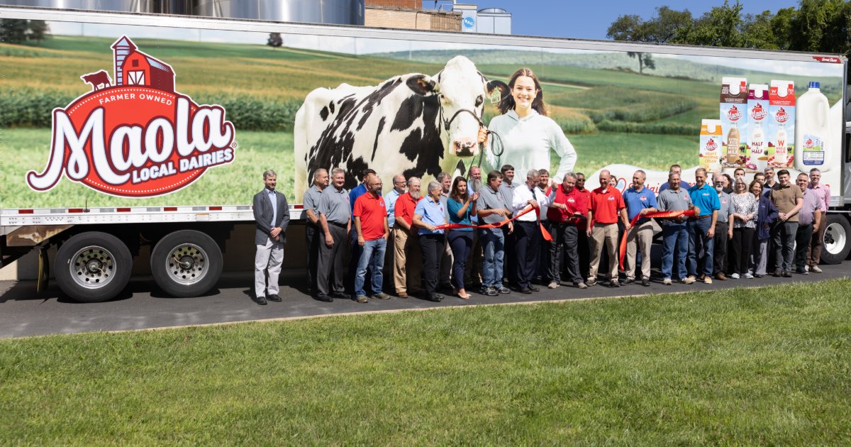 DairyFoods's tweet image. We ❣️ cold 🥛milk and #MaolaLocalDairies. Maola churns out 3B pounds of milk and produces ultra-filtered and lactose-free varieties out of its Pennsylvania plant. Learn more!
✔️brnw.ch/21x1JLE
#milkproduction #flavoredmilk #dairyplants