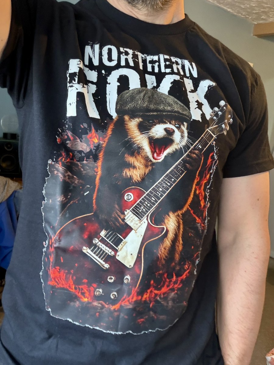 New band t-shirt day!!!! #NorthernRokk