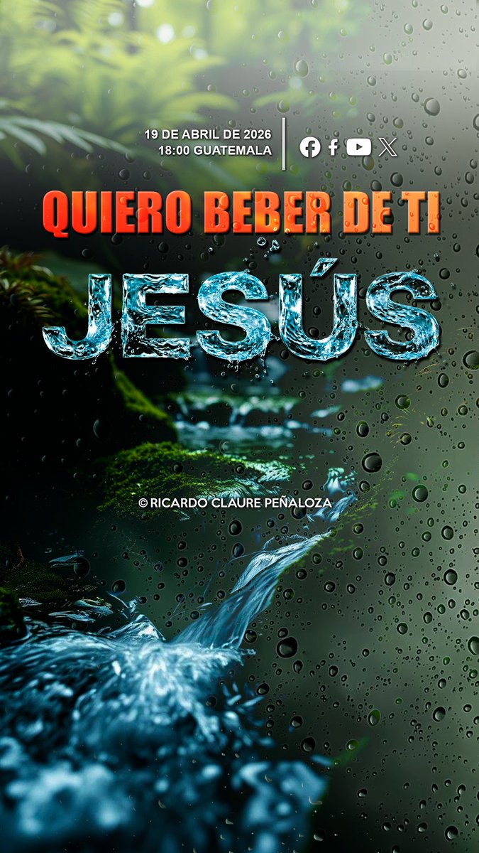 RicardoClaureP's tweet photo. ¿Cuántas veces has sentido ese vacío por dentro… esa sensación de que ya no puedes más?
El Señor tiene una Palabra para ti y la dijo con autoridad hace miles de años:
“Así dijo YHWH: En tiempo aceptable te oí, y en el día de salvación te ayudé”.
— Isaías 49:8a
Te invitamos a este Estudio Bíblico:
“HOY ES EL DÍA DE TU SALVACIÓN”
Acompáñanos. 🙏

📅 Lunes 20 de abril de 2026 · 🕐 19:00 🇵🇪🇪🇨
🔴 Por Facebook, YouTube y X.

#Biblia
#RicardoClaurePeñaloza