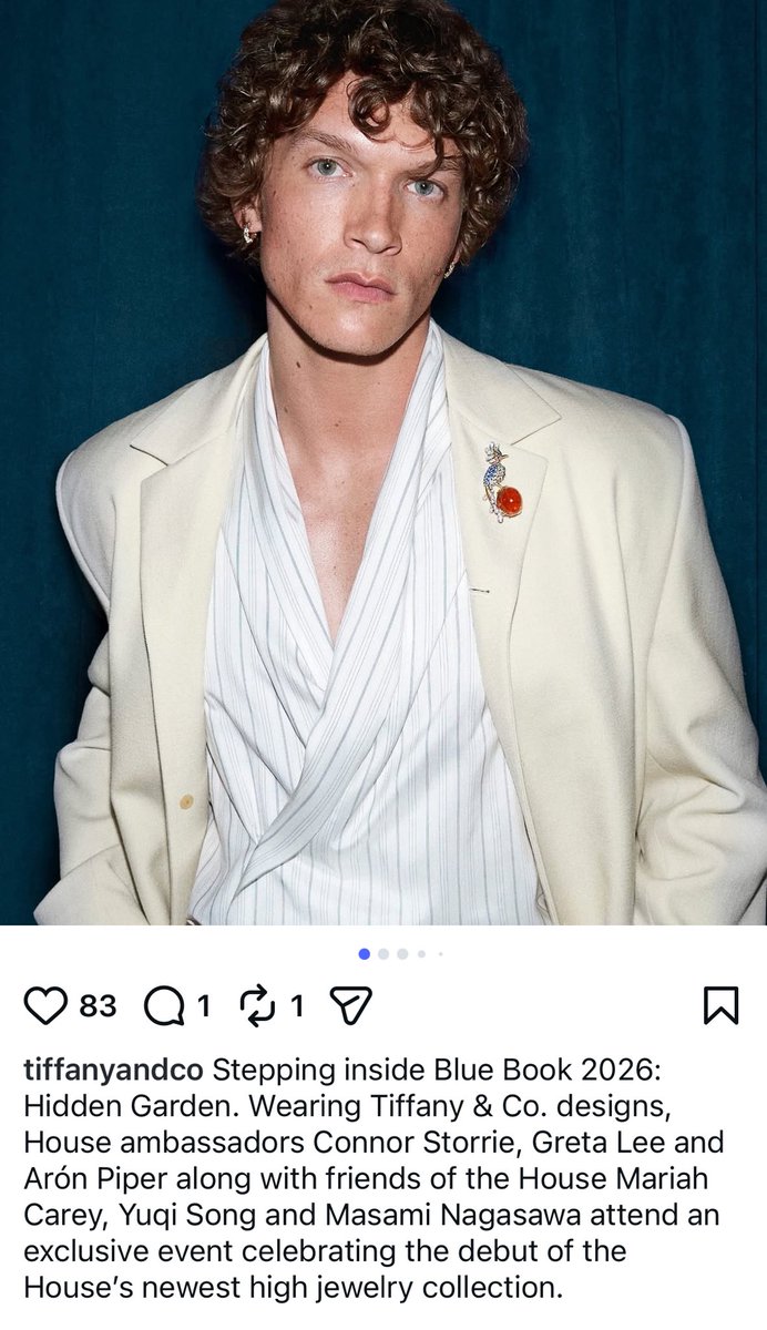 HOUSE AMBASSADOR CONNOR STORRIE - TIFFANYS INSTA NOW