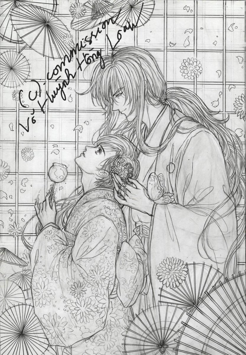 piranhahahahaha's tweet image. Tranh thủ khi má em còn hồng khi sketch xinh đẹp đi khoe một vòng =)))) 

(c): commission - Võ Huỳnh Hồng Loan (facebook) 

#crackship #crossover 
#rurounikenshin #himitsutopsecret
#HikoSeijuro #MakiTsuyoshi