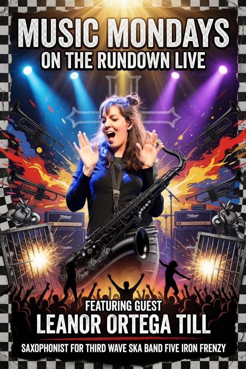 KristanTHarris's tweet image. Tomorrow Leanor Ortega Till will be joining us on the @RundownLive 
@KristanTHarris
@HarrisonHSmith
#fiveironfrenzy #rundownlive #ska @fiveironfrenzy