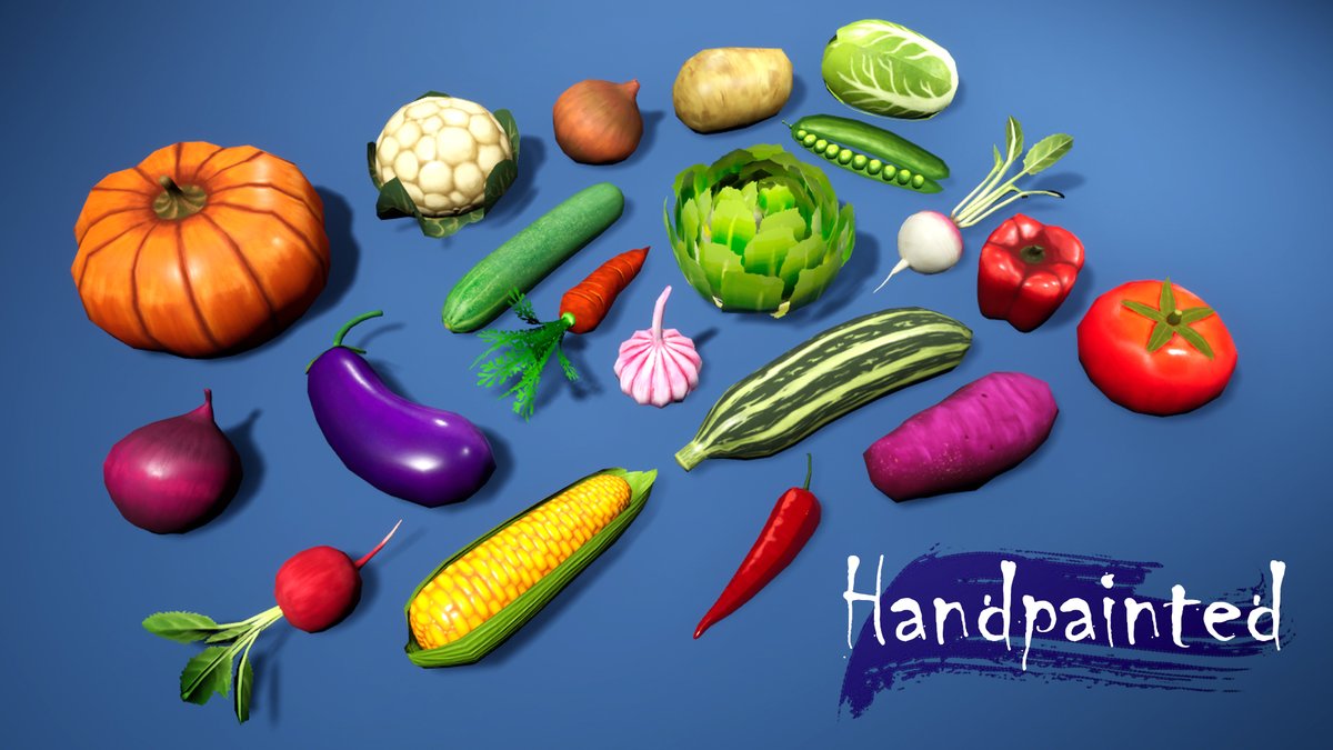 _Infinity3D's tweet image. First version of my hand-painted, low-polygon vegetables available on the Unreal FAB marketplace.

Still working on the slices update, so if you acquire the first package now, you'll get the update for free without a price increase.

#b3d #unrealengine

fab.com/s/270c75c37dd0