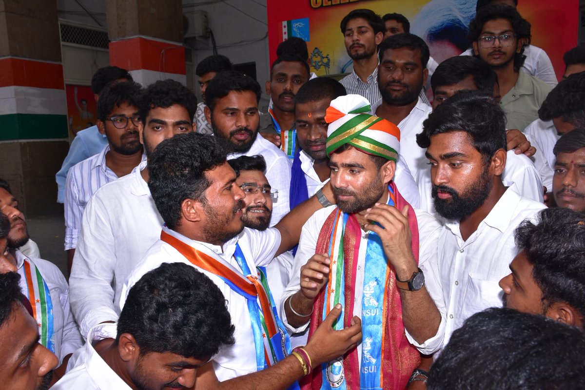 seva_ramavath's tweet photo. Met NSUI National President Vinod Jakhar ji At Gandhi Bhavan 
@VinodJakharIN 
@nsui_swamy 
@TSNSUI https://t.co/DusG5SqrQD
