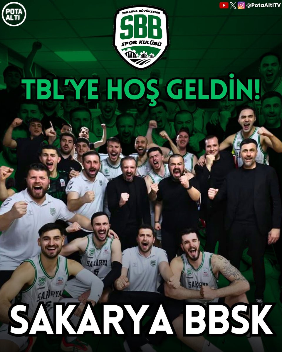 TBL'ye Hoş Geldin Sakarya BBSK 👏

TB2L Play-Off Yarı Final serisinde Kütahya Belediyespor'u 3-0'la geçen Sakarya BBSK, Türkiye Sigorta Türkiye Basketbol Ligi'ne yükseldi!