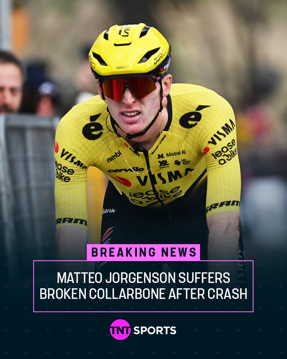 Matteo Jorgenson will miss the remainder of the Ardennes Classic after suffering a broken collarbone during a crash in the Amstel Gold race 🤕

Recover well, Matteo 💪