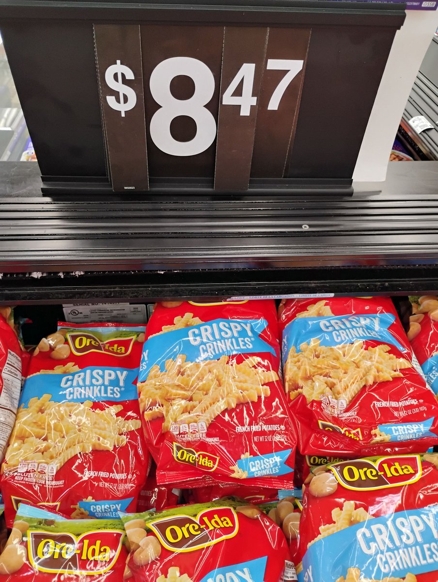 DJKnight011's tweet image. Walmart has to be joking. 
$8.47 for a small bag of fries? lol. 

#Walmart #Questions #Funny