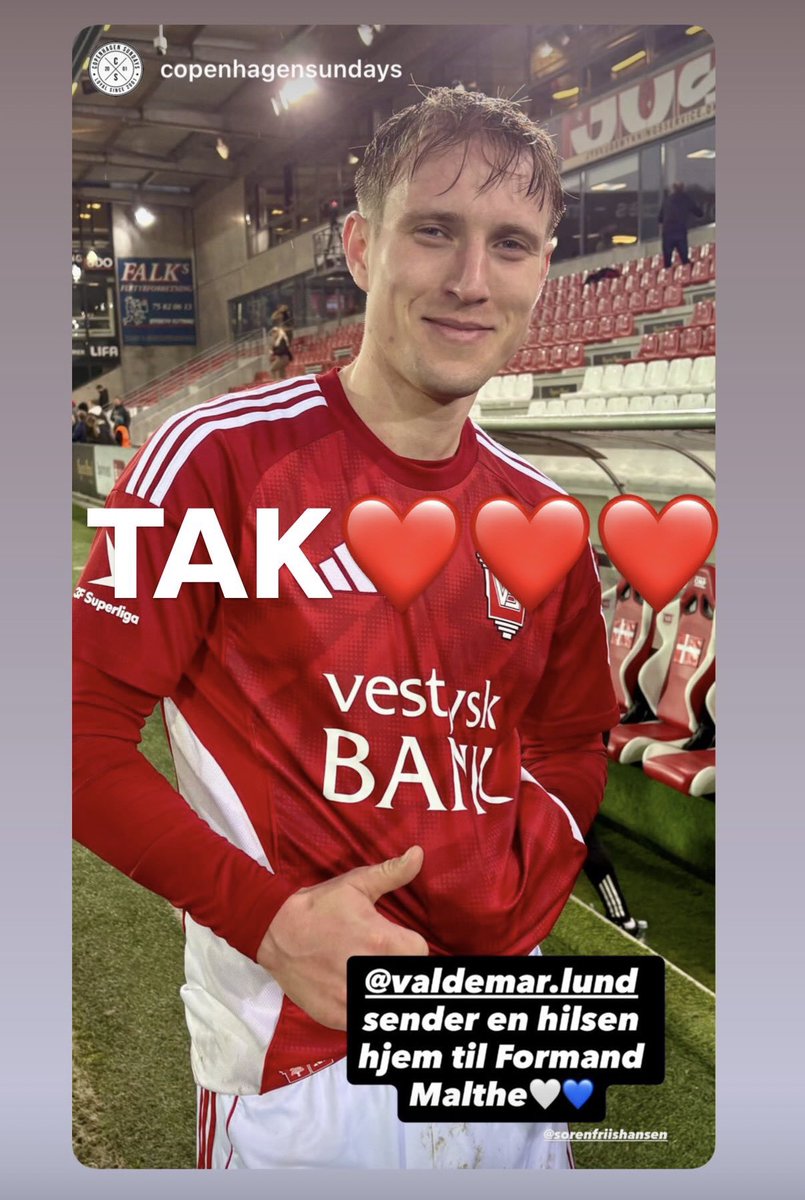 SÅ SMUKT. Jeg ved hvor glad og stolt Malthe bliver når jeg viser ham det❤️🙏🏽
TAK <a href="/CphSundays/">Copenhagen Sundays</a> og Valdemar❤️