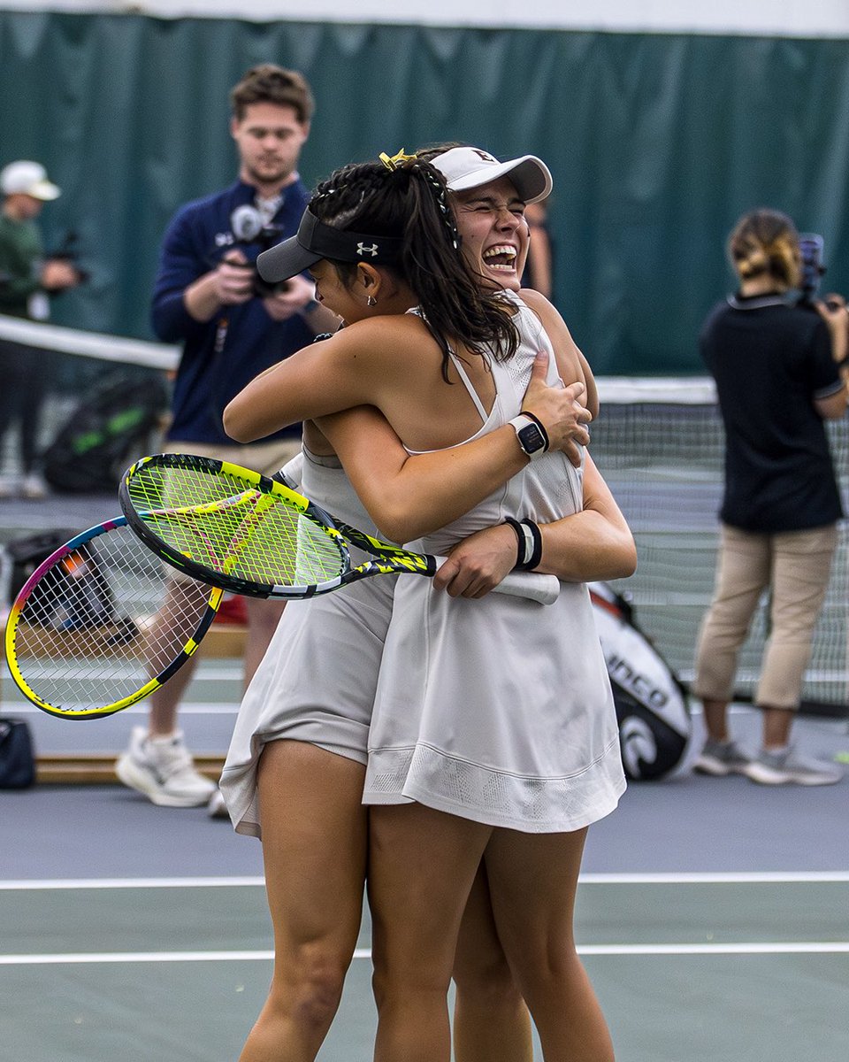 ElonWTennis's tweet image. Never a doubt in doubles! 📸

#PhoenixRising | #EUWT