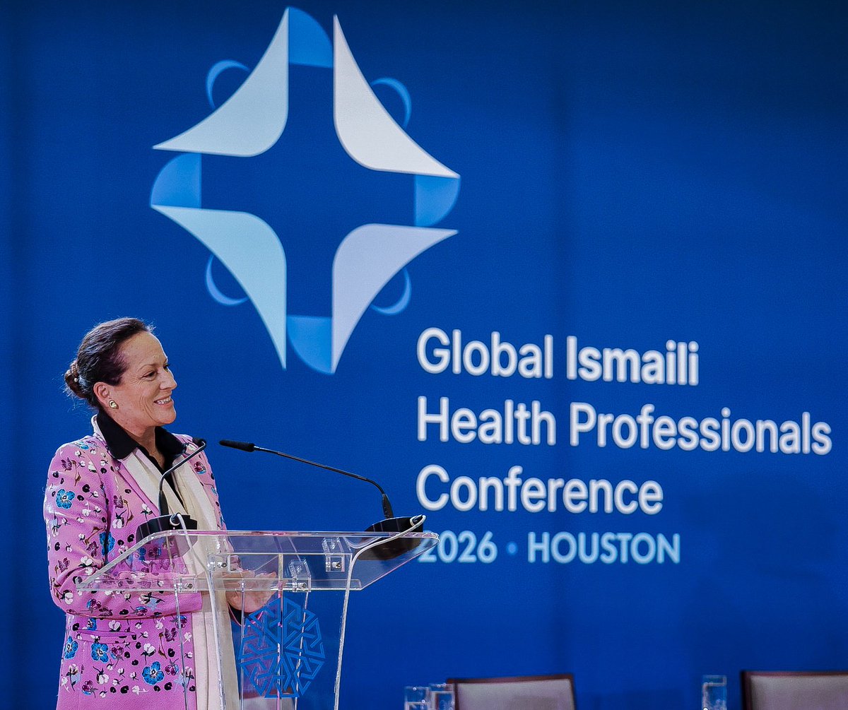 IsmailiInfo's tweet photo. Aga Khan University Aga Khan Development Network The Ismaili

Princess Zahra Aga Khan, AKU Pro-Chancellor, joined the 2026 Global Ismaili Health Professionals Conference as Special Guest of Honour in Houston, where she highlighted the critical role of health in driving human development and improving quality of life.

Under the theme “Healthcare Innovation Through Partnerships: Bridging Global Health Challenges,” the conference brought together health professionals from the Ismaili community around the world to connect, collaborate, and contribute to the future of healthcare.

The conference also featured contributions from President Dr Sulaiman Shahabuddin and several other AKU healthcare leaders. Dr Shahabuddin reflected on the journey of building academic medical centres in the AKDN health system.

More than 35 alumni from AKU’s Medical College and over 105 alumni from the School of Nursing and Midwifery were in attendance, underscoring the University’s strong global community and influence in the health sector.

Tap the link in bio to learn more. 

📷 Photos by @akbarhakimmanji