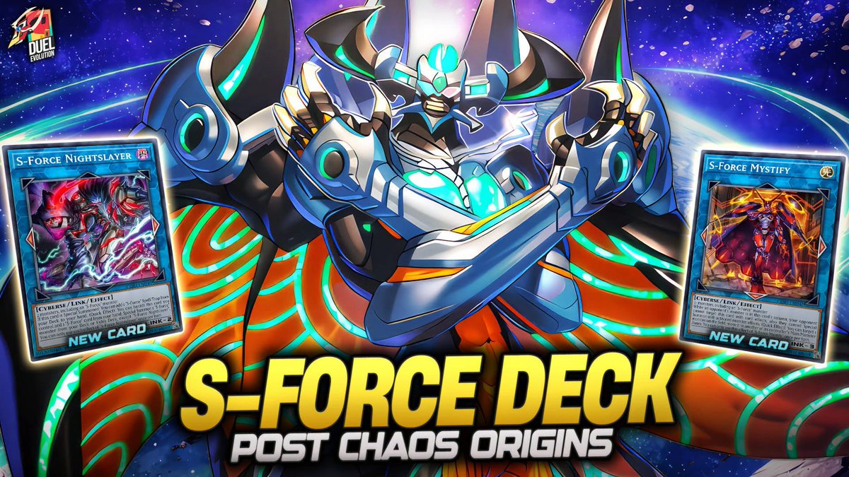 Ladies and Gentlemen! Deck S-Force Post Chaos Origins | MDPRO3 | Replays &  Decklist Link: https://t.co/pNPeRmOeoG #yugioh #Masterduel #YGO