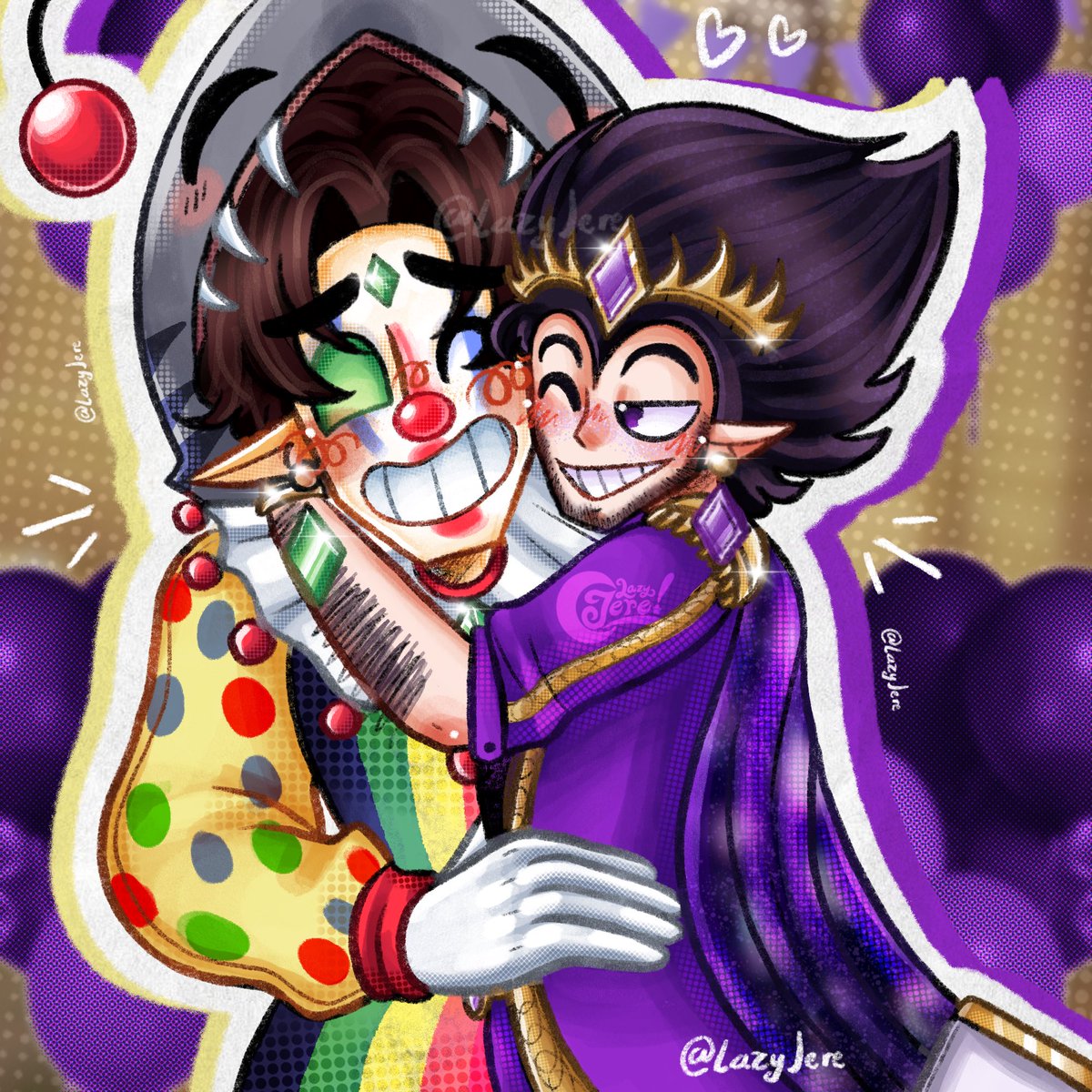 Perdón por decir que #fooligetta está muerto ABSKABSJ igual yo quiero mucho a mis papás 🥲💛💜 #qsmp2 #qsmpfanart #thenorth