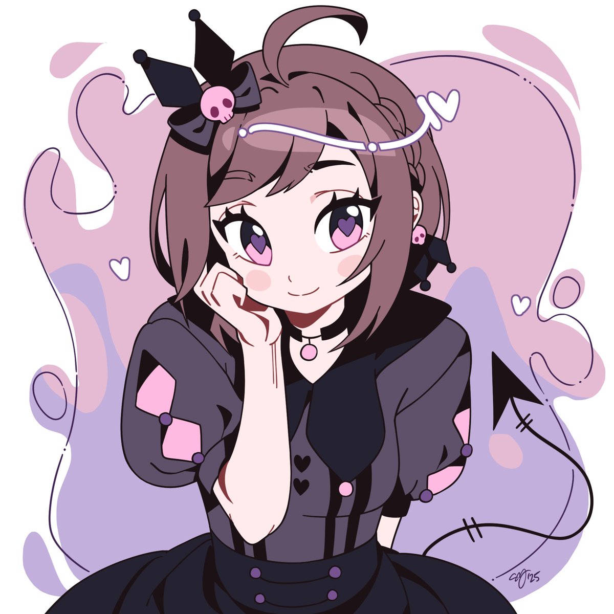 tabbycatpaws's tweet image. Some Ena fanart I've done over the months~
#prsk_fa #東雲絵名 #illustration