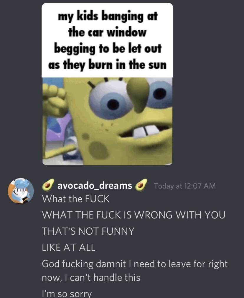 <a href="/digiwizmayura/">PSI 𓆩ꨄ︎𓆪</a> I feel like the avocado person in this image rn