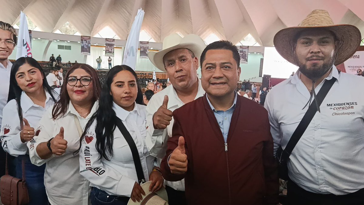 FrenteMexiquens's tweet image. #Chicoloapan alzando la voz en Toluca ❤️

En el Congreso Estatal de Mexiquenses de Corazón, nuestra gente dejó claro que hay unidad, compromiso y respaldo total 💪

¡Seguimos firmes y más unidos que nunca! 🔥

#unidad #MexiquensesDeCorazón