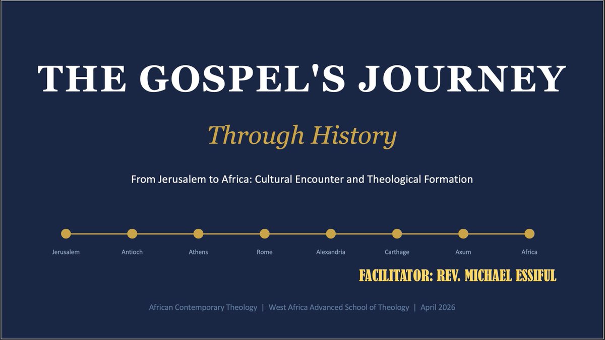 I'll be lecturing on African Contemporary Theology in the next 3 weeks at WAAST, and I'm starting by tracing the Gospel through various cultures and how those cultures affected Christianity and vice versa.