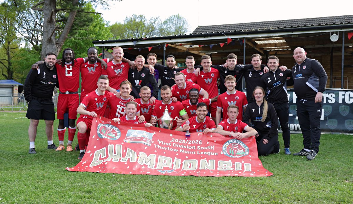 Champions 25/26 ❤️
25 games 24 unbeaten 
10 G/A
Young player of the season 🏆 
<a href="/huttonfc/">huttonfc</a> <a href="/TrevRobPhoto/">Trev Robinson Photography</a>