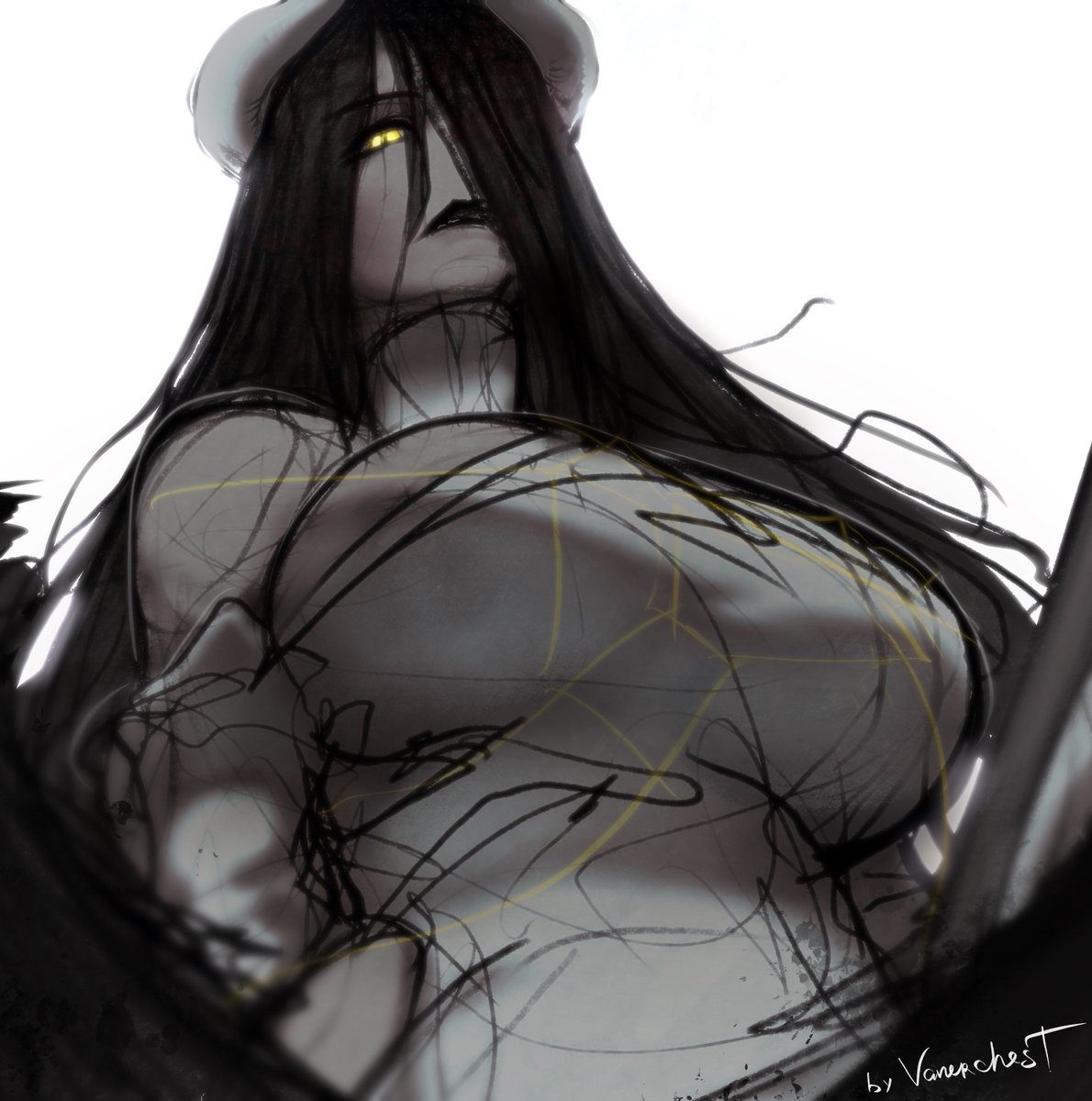 vanerchest's tweet photo. Albedo (Overlord) https://t.co/h5XlUoDpeq