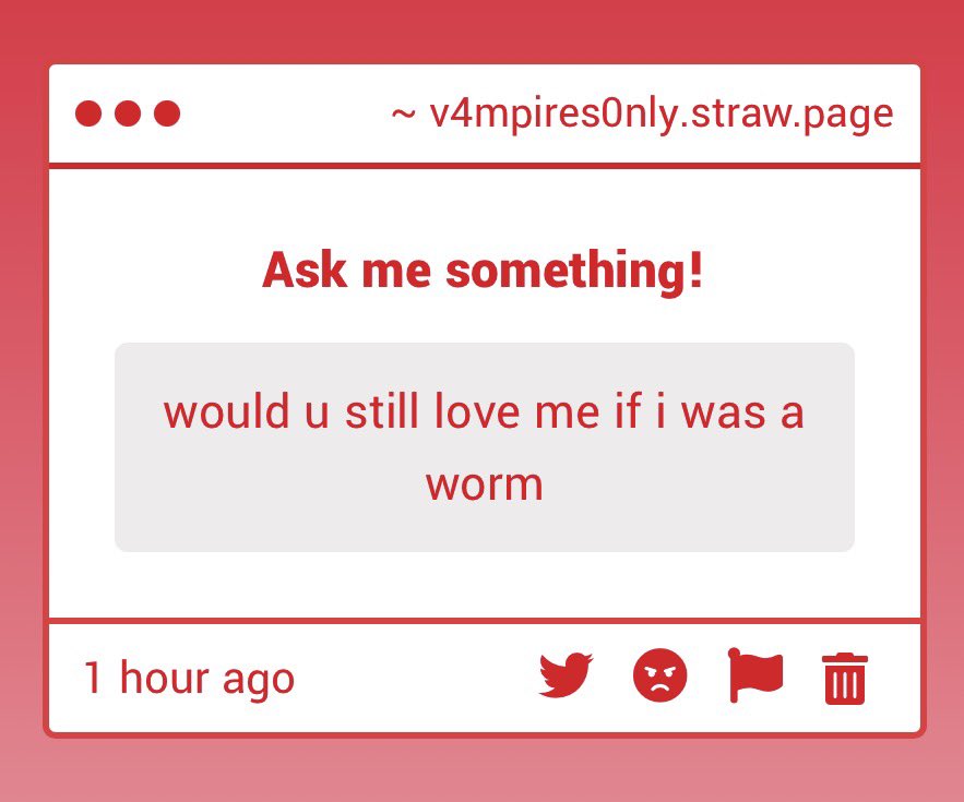 soooo i don’t rlly like worms like that. sorry.