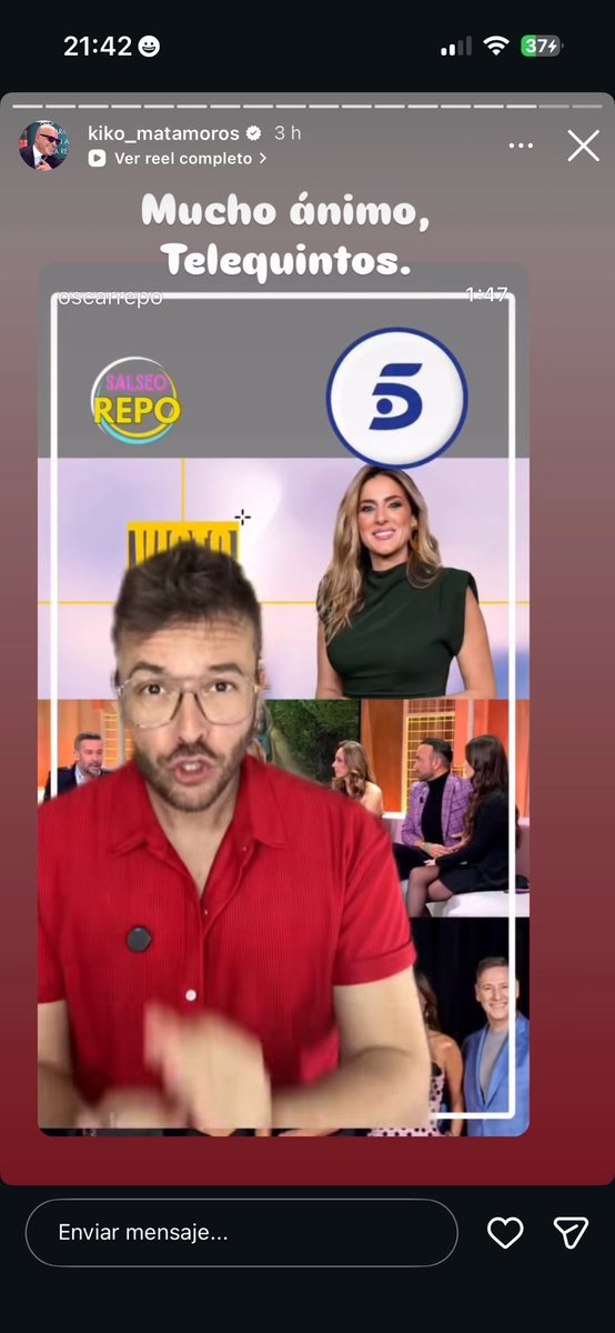 <a href="/KikoMatamoros/">Kiko Matamoros</a> con lo qtienes encima y que te pongas a mirar las audiencias😂en el qemites tu encima <a href="/YouTube/">YouTube</a> has pasado de tener en directo 12.000 a 4000… y gratis 😂😂😂 paga hacienda anda.