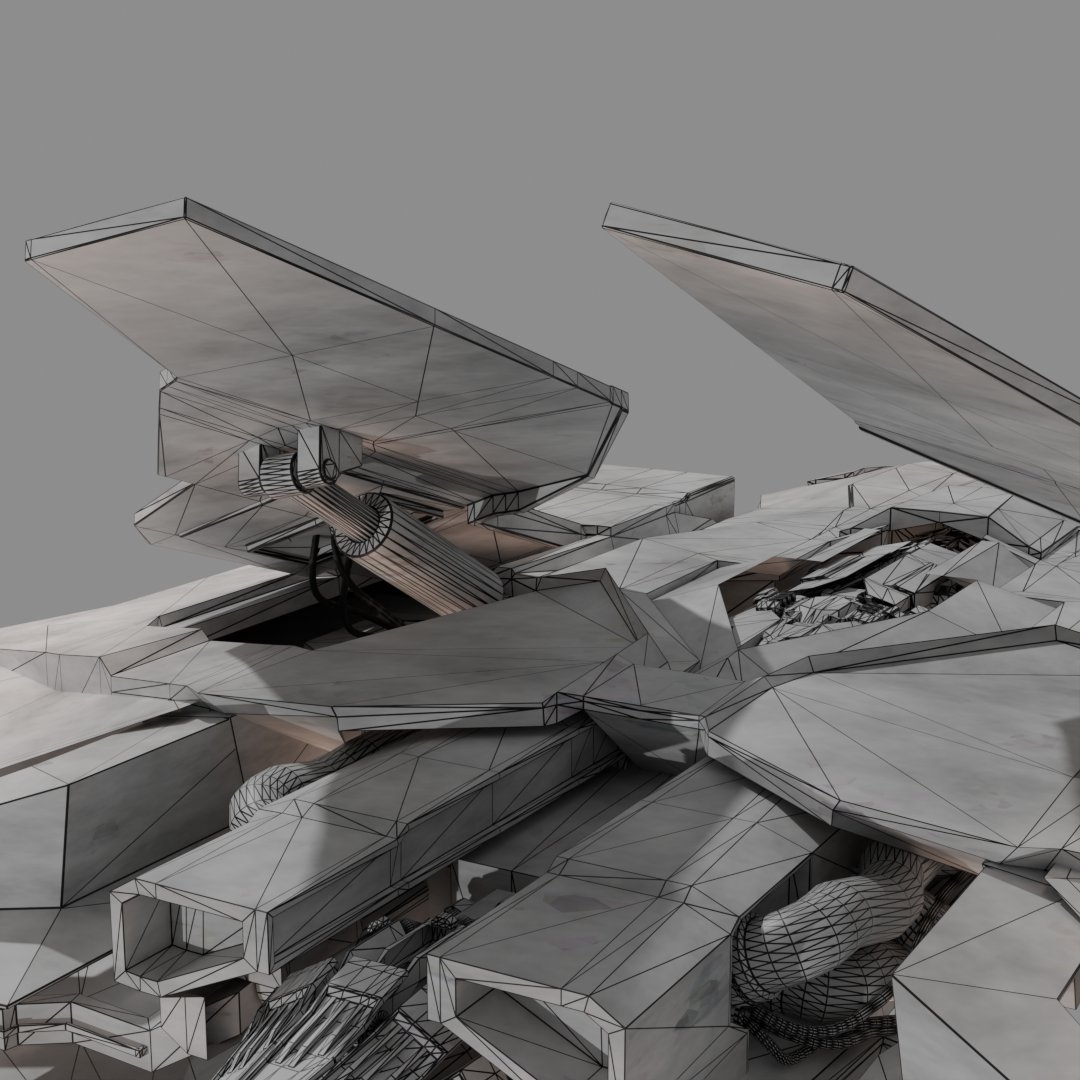 _Ironcrown_'s tweet image. #wireframe #concept #art