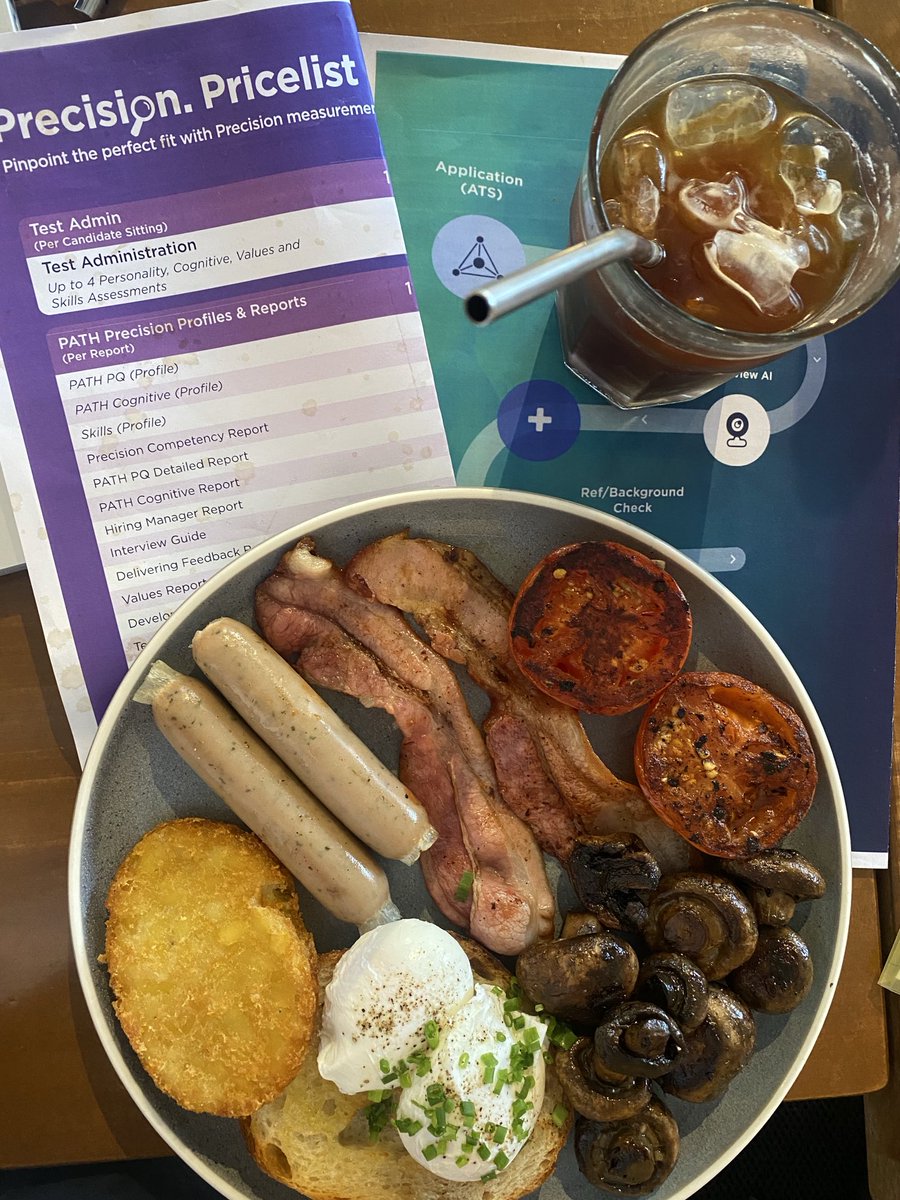 JohnAAustin's tweet photo. #Dopamine hit after personal trainer 6am torture and onto @talegent #SAAS pricing ~ it can be done (with a #megabreakfast and no interuptions https://t.co/YuRuyi6Pii