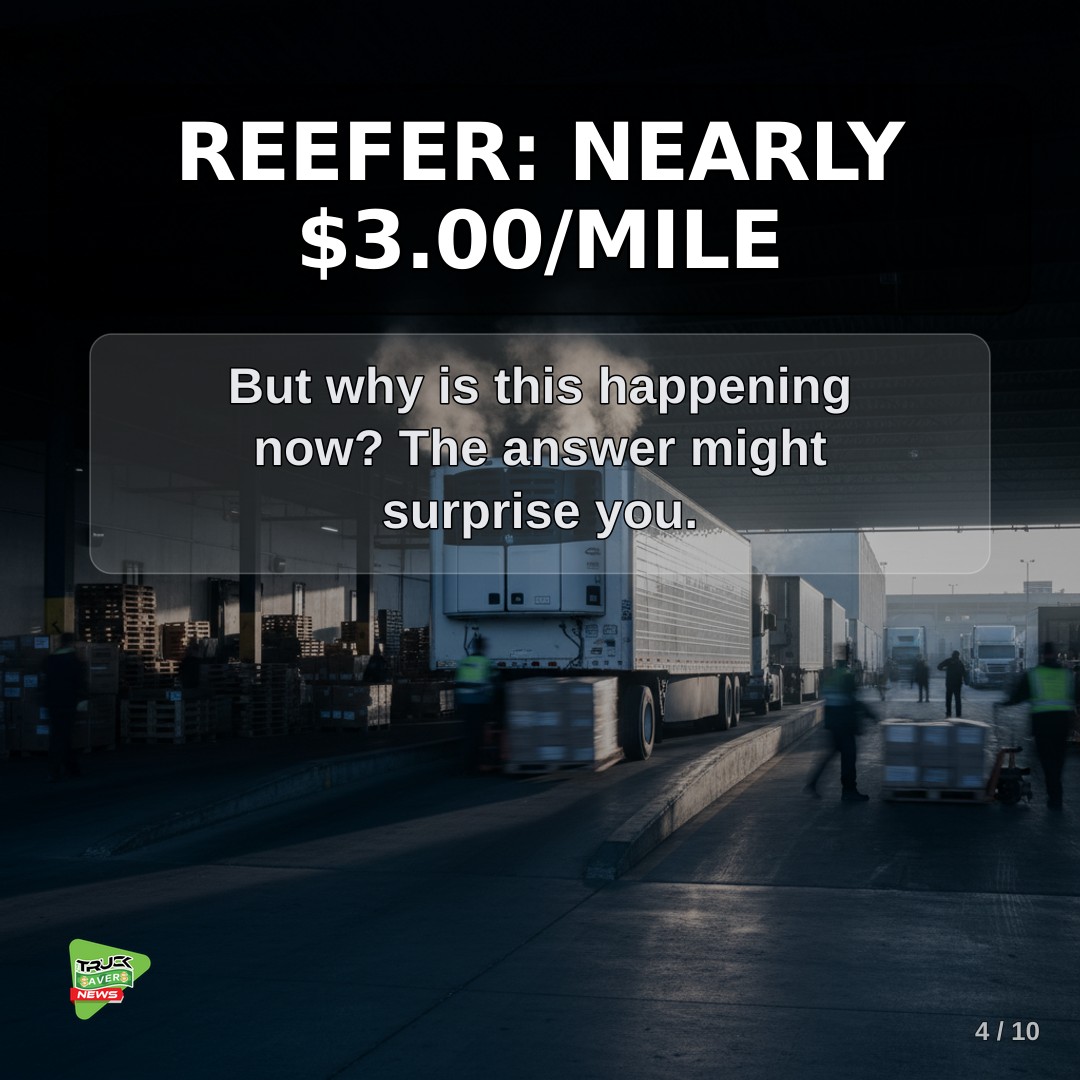 trucksaversnews's tweet image. Spot Rates Surge: Van Hits $2.52/Mile, Reefer Nears $3.00 – What It Means for Your Pockets

#spotrates #freightmarket #DAT