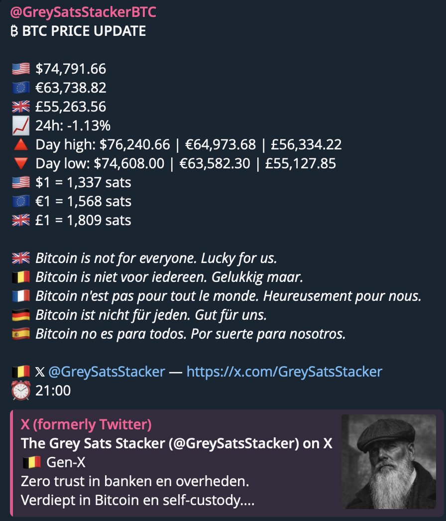 The Grey Sats Stacker tweet media