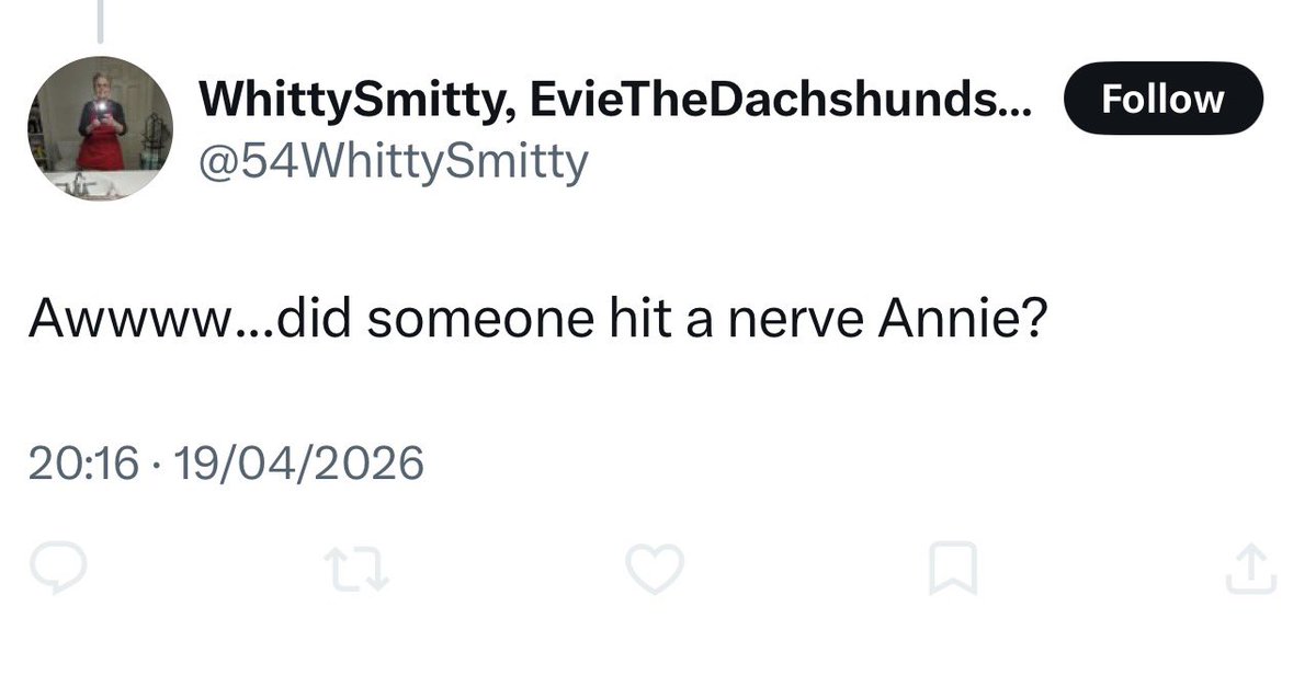 Hey <a href="/54WhittySmitty/">WhittySmitty, EvieTheDachshundsMom</a>  what’s the point in even asking a question if you go ahead and block me before answering . 

If you think lying and created deep fake images to spread hate is ok you need to take a long hard look at yourself and your morals