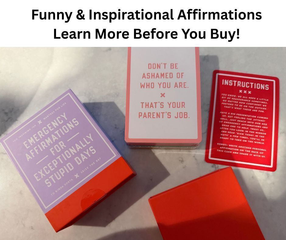 DeborahDian's tweet image. Trying to get your days off to a more positive start? These funny affirmations for "Exceptionally Stupid Days" will help with that. Learn more in this #Amazon review:

Amazon link: amazon.com/vdp/0e224c9581…

#affirmations #PositiveEnergy #comedy