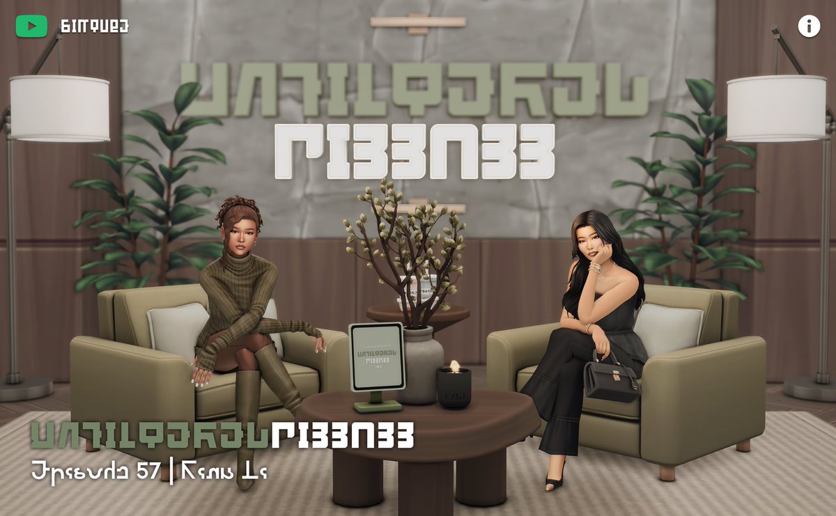 loversimulation's tweet photo. rina appeared as a guest on this week’s episode of UNFILTERED PIZZAZZ, a podcast hosted by penny pizzazz 🎙️

#TheSims4 #Sims4 #ShowUsYourSims https://t.co/jd6qlcmUje