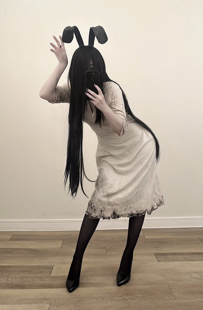 sadako bunny cosplay 🐰